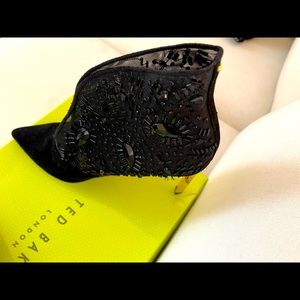 TED BAKER Jeweled Mesh Stilletto